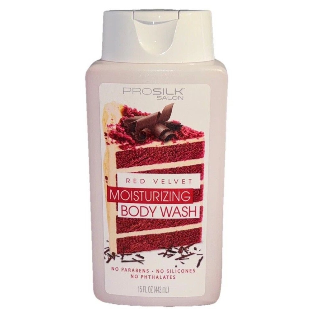 Pro Silk Salon Red Velvet Moisturizing Body Wash 15oz New